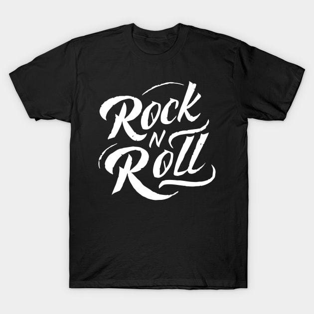 rock n roll logo T-Shirt by lkn